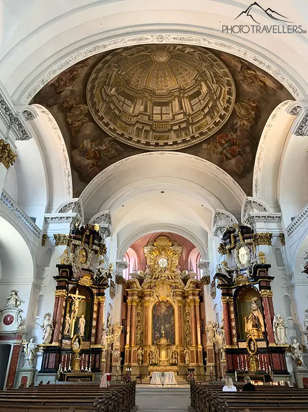Im Inneren der Kirche St. Martin in Bamberg