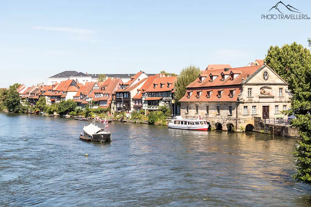 Blick auf Klein Venedig in Bamberg