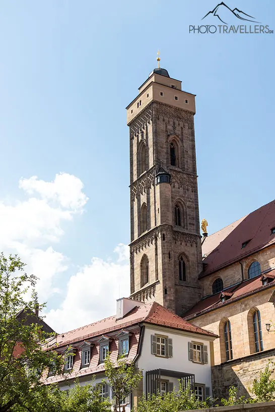 Der Turm der Oberen Pfarre in Bamberg