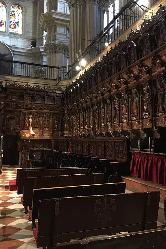 Chorraum Kathedrale Málaga