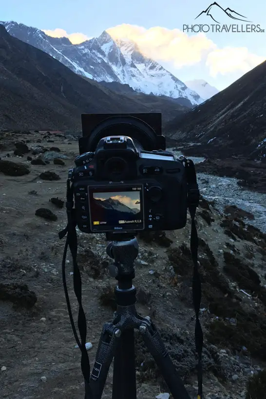 Das Reisestativ Gitzo Traveler in Nepal