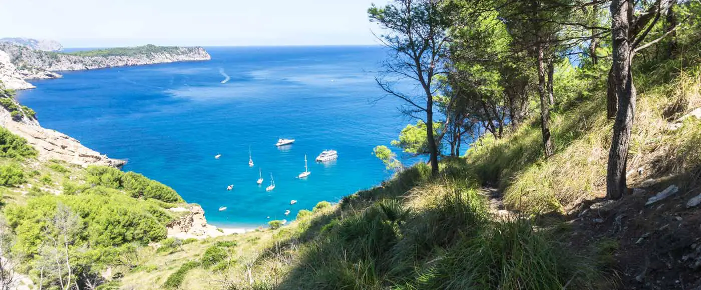 Wanderung zum Traumstrand Platja des Coll Baix auf Mallorca