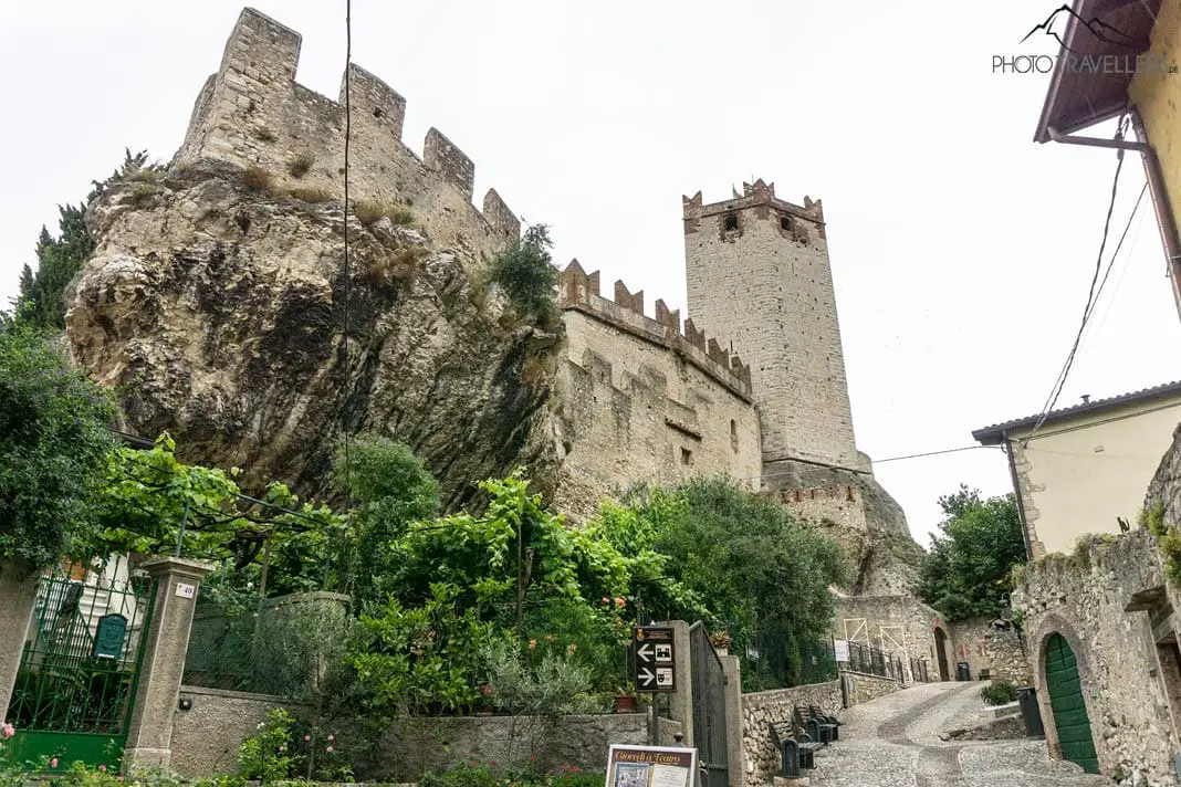 The Scaliger Castle in Malcesine on Lake Garda