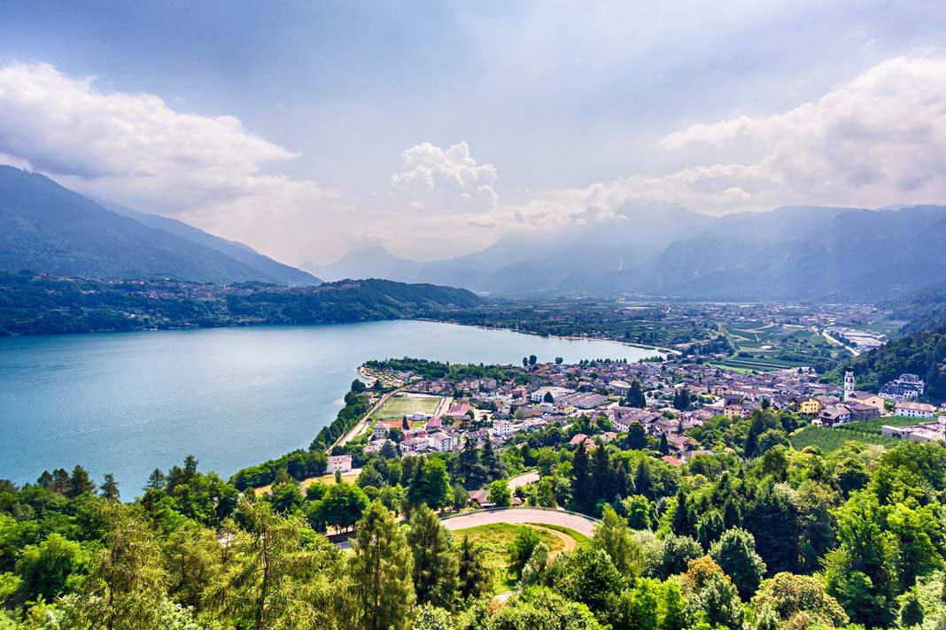 Blick über den Caldonazzosee