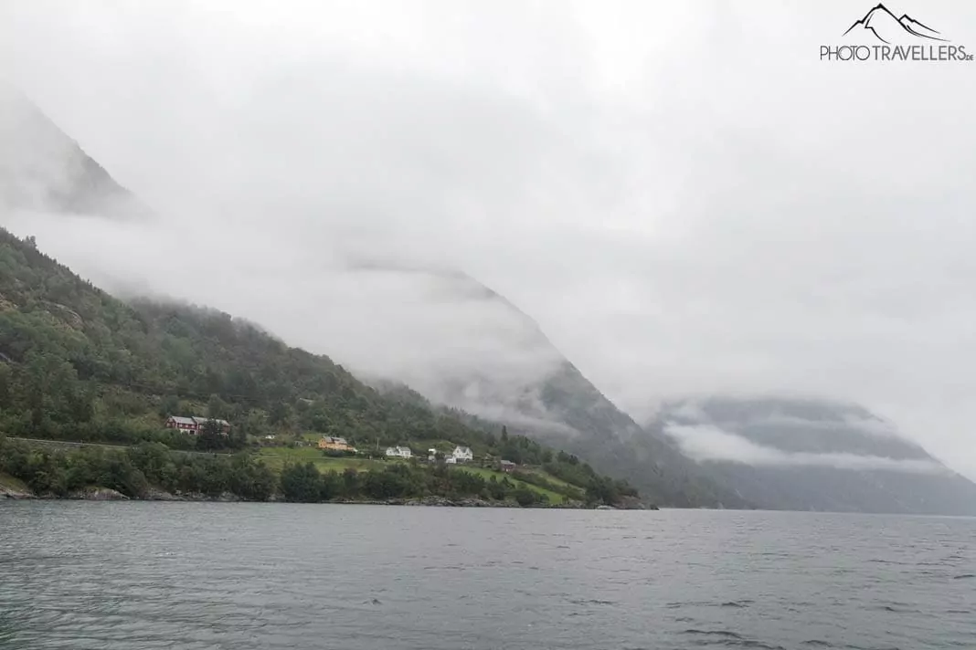 Boot auf dem Hardangerfjord