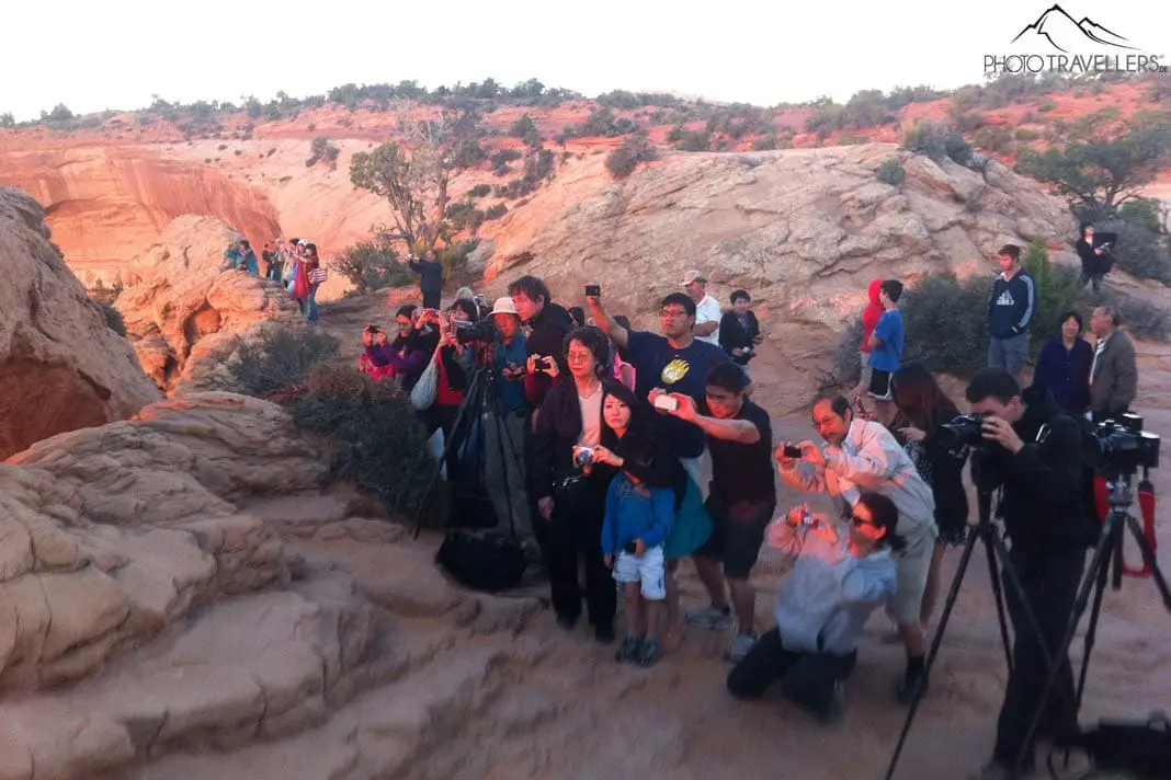 Fotografen am Mesa Arch
