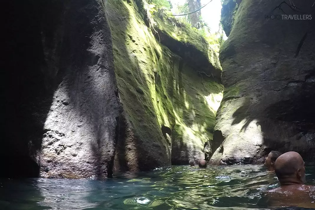 Schwimmen in der Titou Gorge