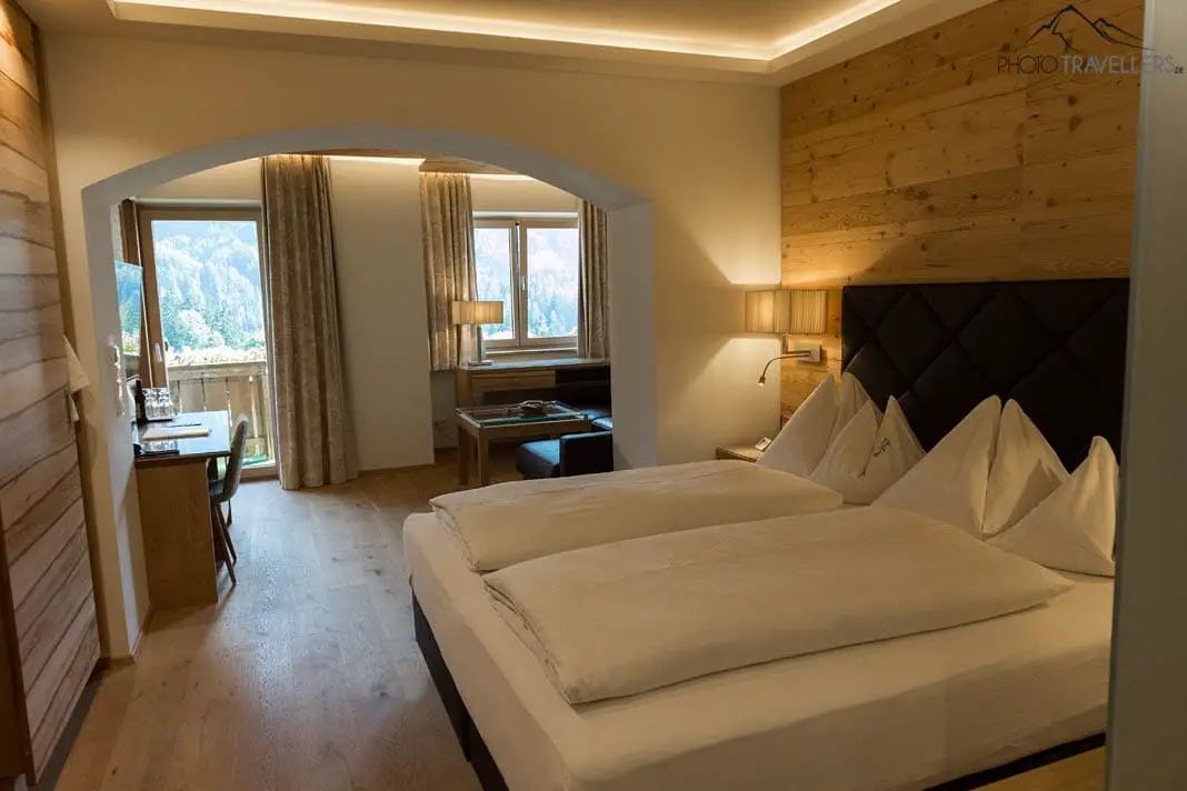 Ein Zimmer im Verwöhnhotel Berghof 