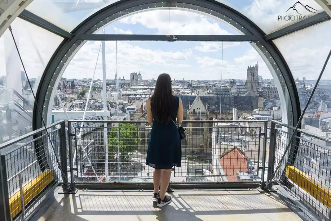 Blick vom Centre Pompidou auf Paris