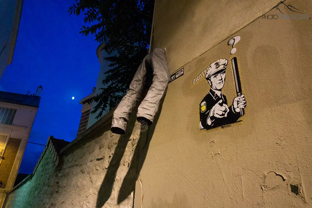 Straßenkunst in Montmartre