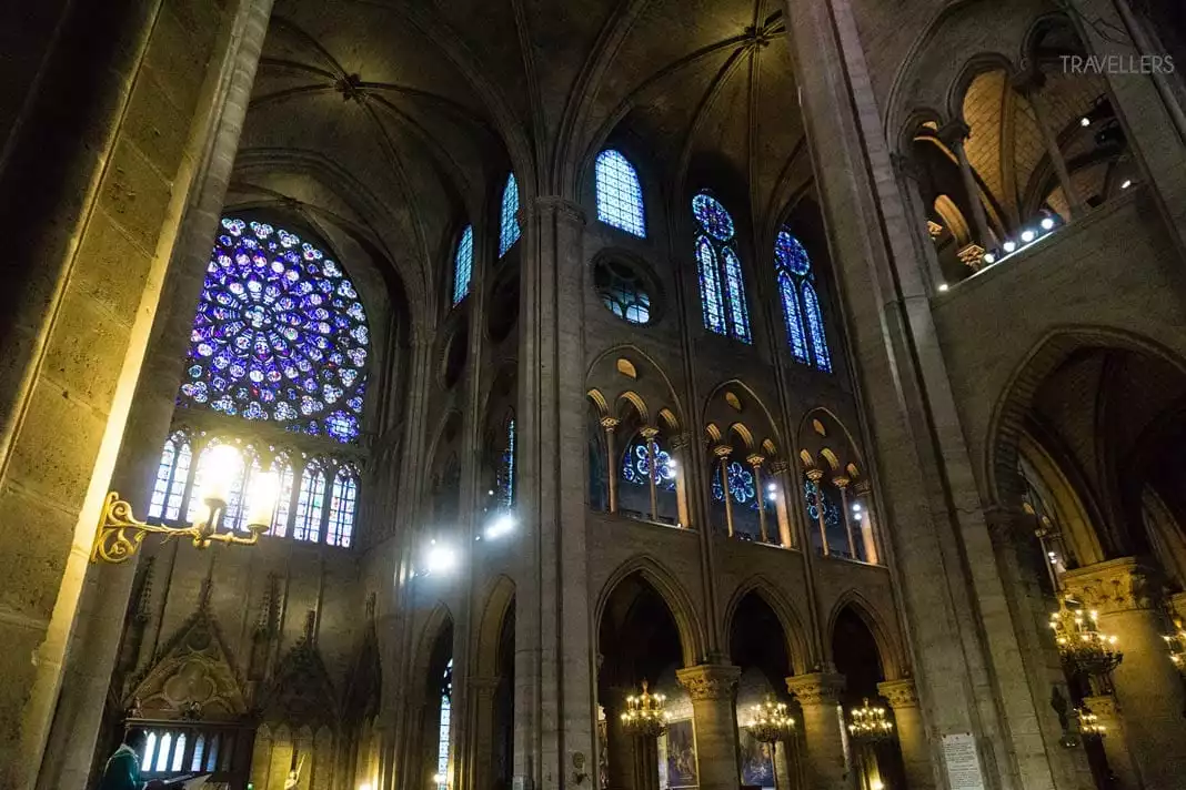 Notre Dame - the impressive rosettes are a sight to see