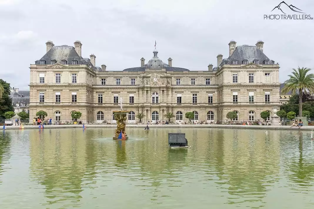 The Palais du Luxembourg in the park