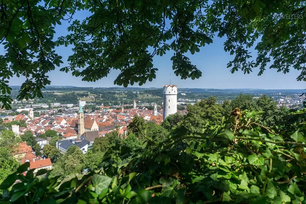 Blick von der Veitsburg auf Ravensburg
