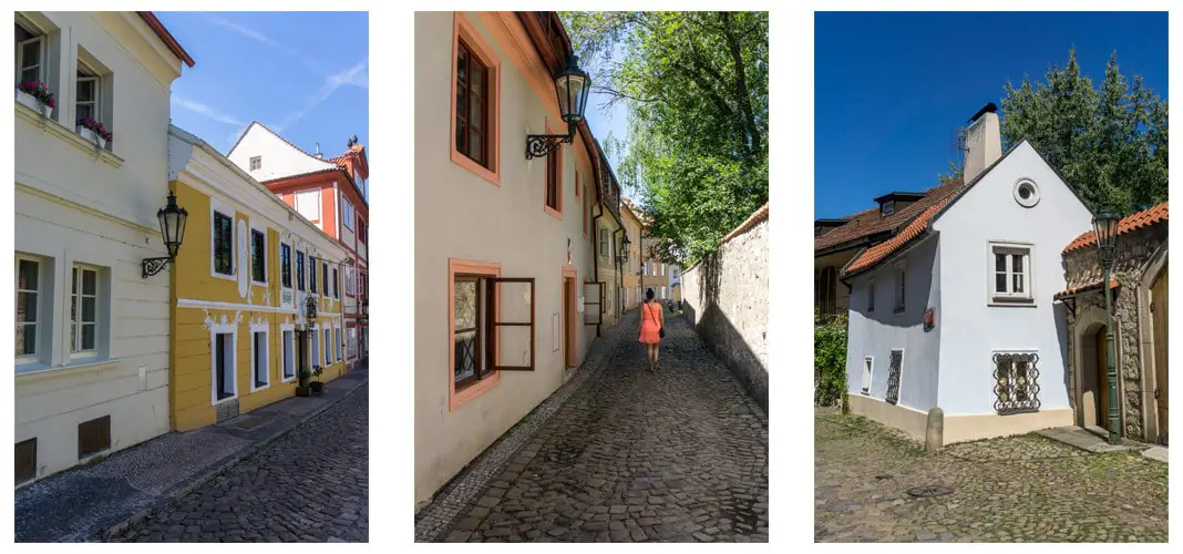 Eindrücke der kleinen Gase Nový Svět in Prag