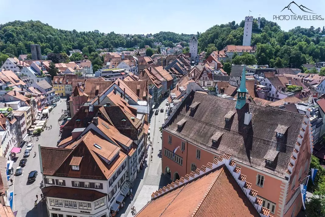 Blick vom Blaserturm auf Ravensburg