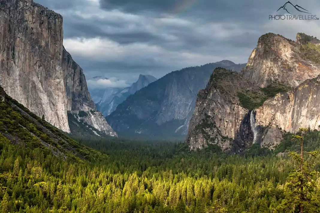 Blick ins Yosemite Valley