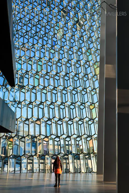 The concert house Harpa inside