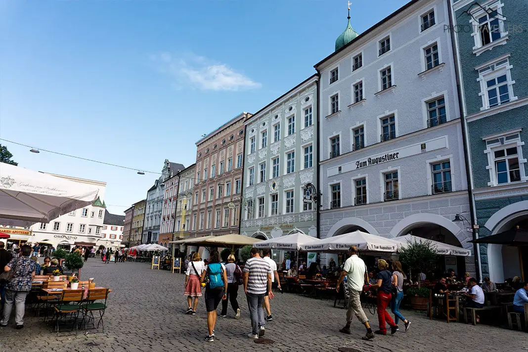 Der Marktplatz von Rosenheim