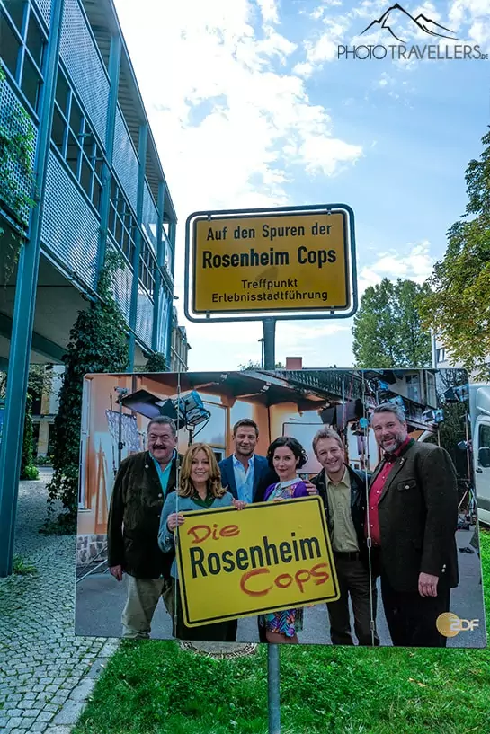 Schild zu den Rosenheim Cops