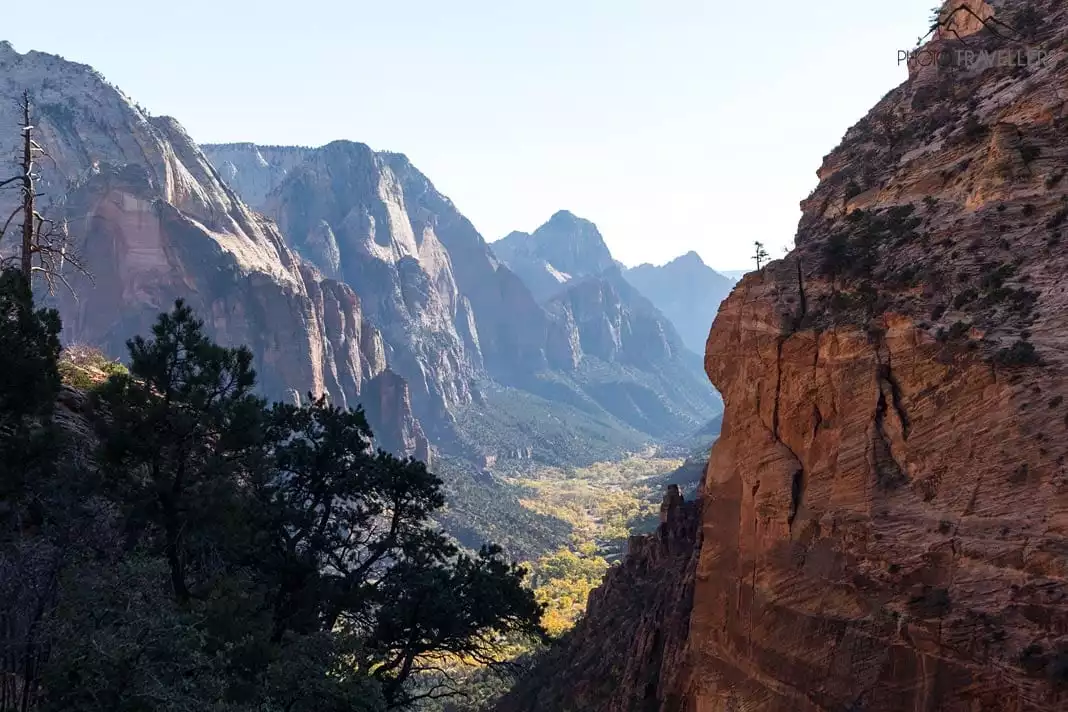 Aussicht in den Zion Canyon