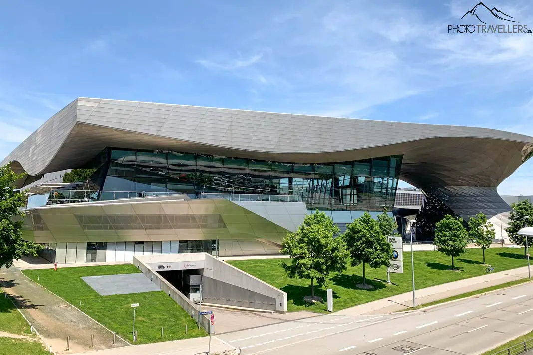 The BMW Museum from the outside
