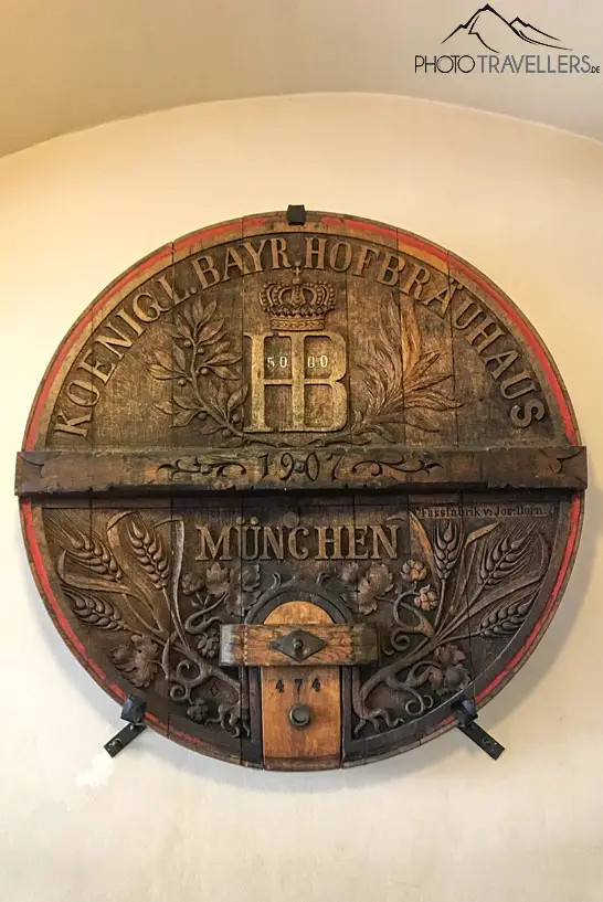 A barrel in the Hofbräuhaus