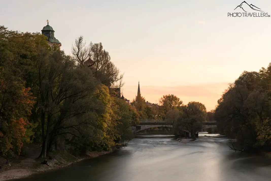 The Isar in the evening light