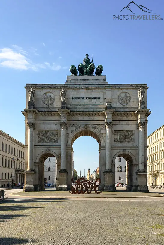 Das Siegestor in München