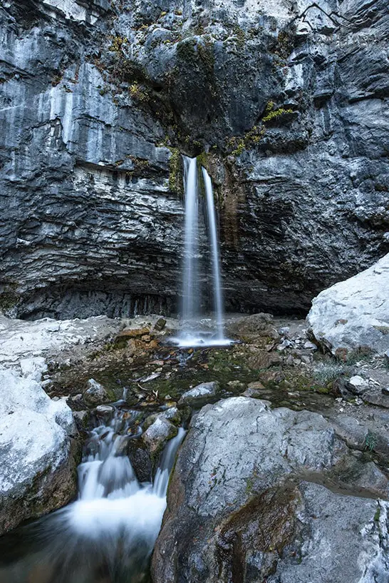 Der Wasserfall am Sprouting Rock
