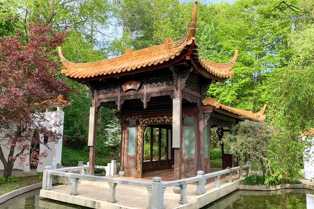 Dieser asiatische Pavillion im Westpark