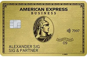 Eine American Express Gold Business Card