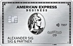Eine American Express Platinum Business Card