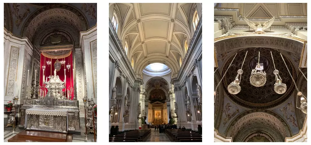 Im Inneren der Kathedrale in Palermo
