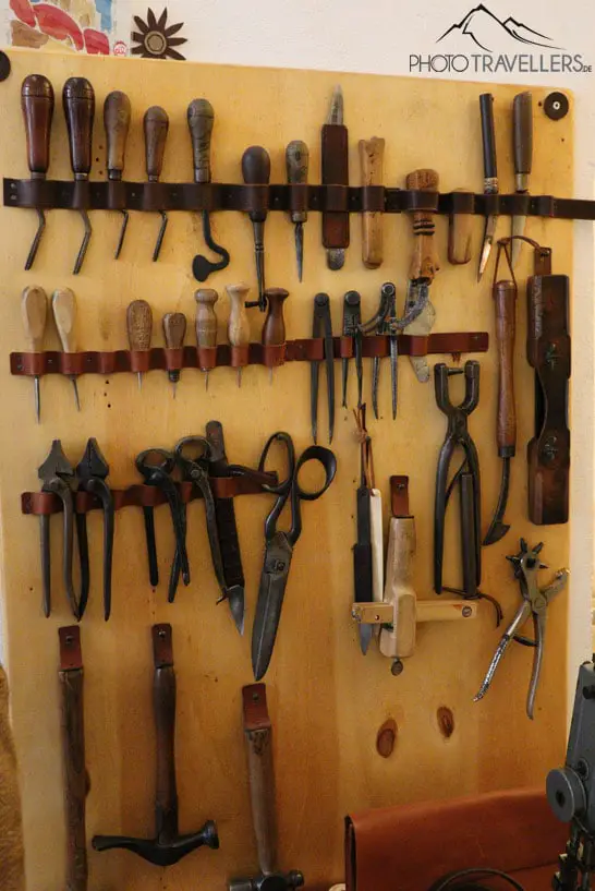 Werkzeuge in einer Werkstatt