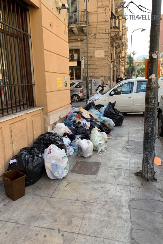 Müll in Palermo