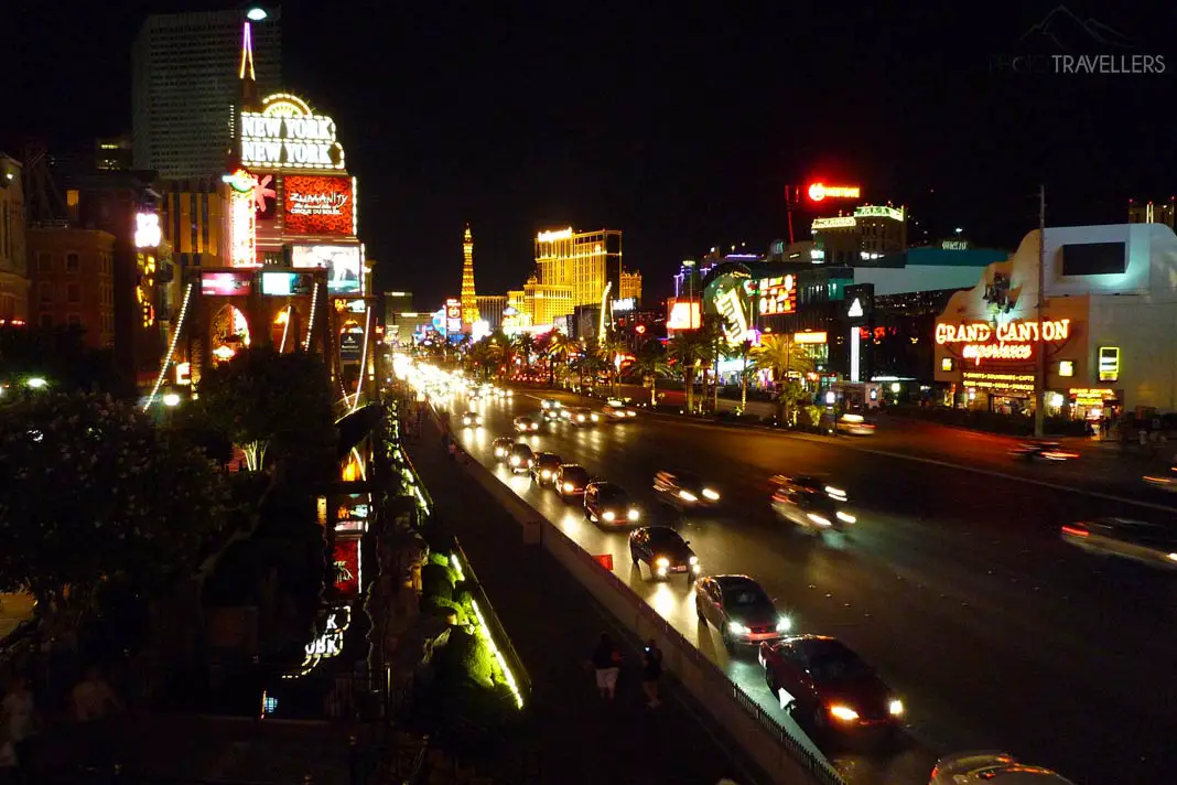 Der Las Vegas Strip bei Nacht