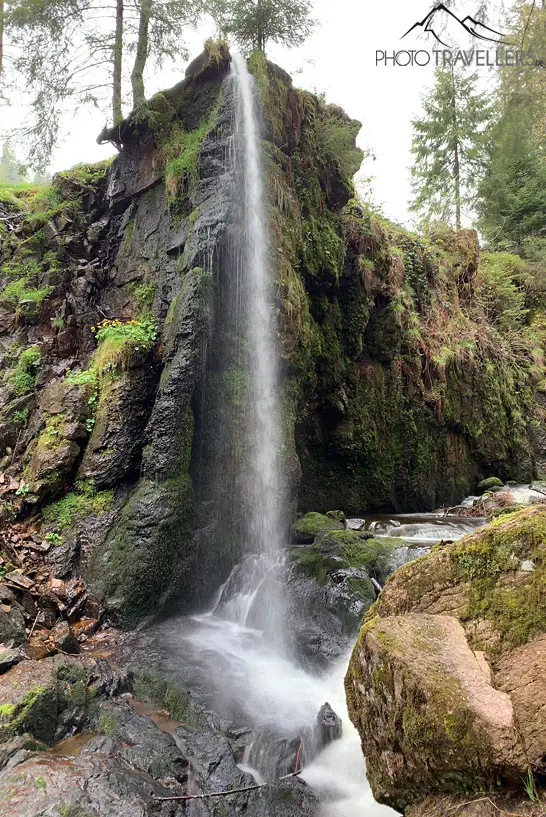 Der Menzenschwander Wasserfall im Schwarzwald