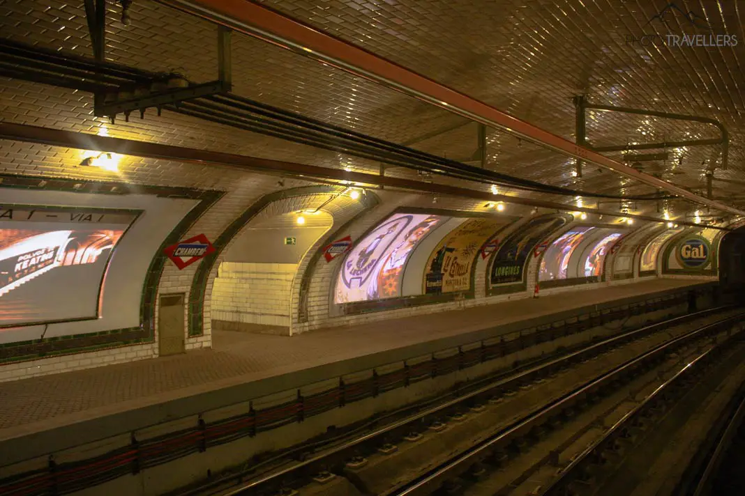 The old metro station Chamberí