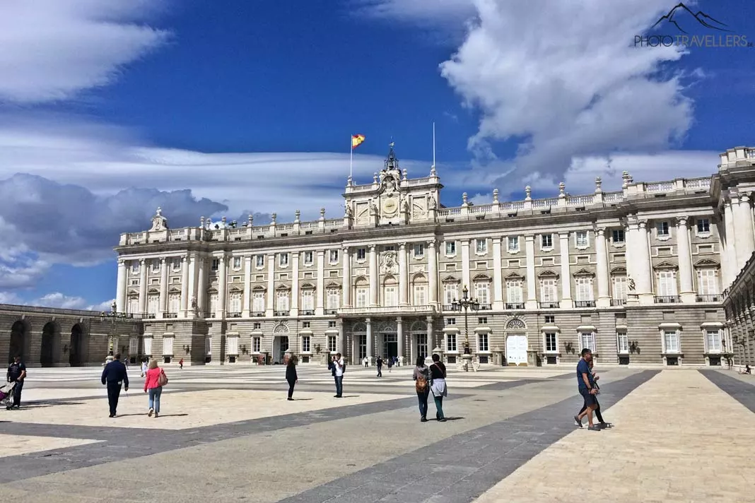 Der königliche Palast in Madrid