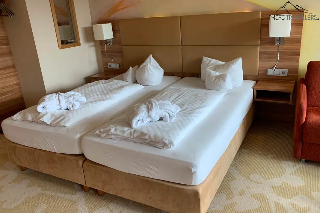 Betten im Hotel