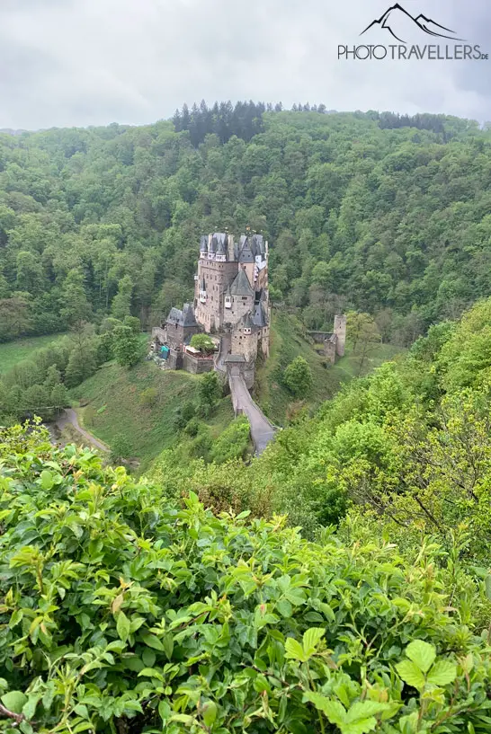 Blick auf Burg Eltz