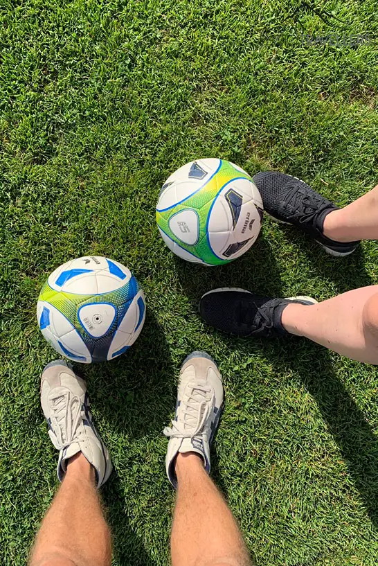 Füße im Soccerpark