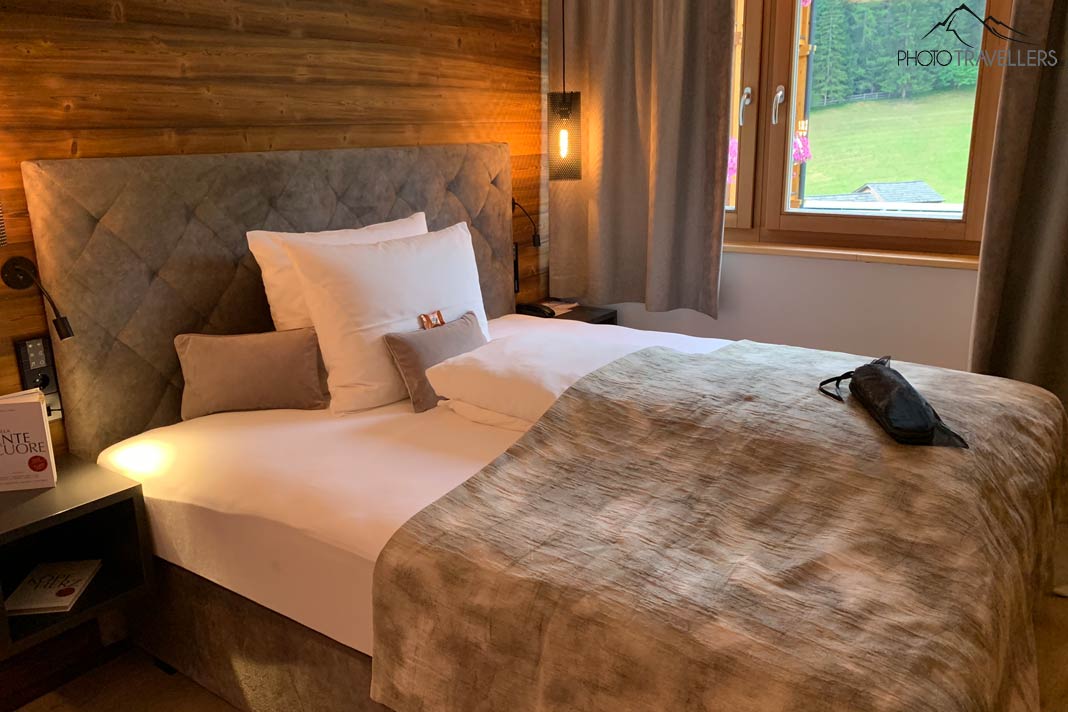 Bett im Hotel