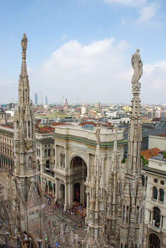 View of the Galleria Vittorio Emanuele