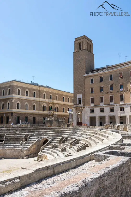 Das römische Amphitheater in Lecce