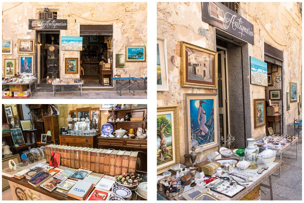 Antiquitätenladen in Lecce