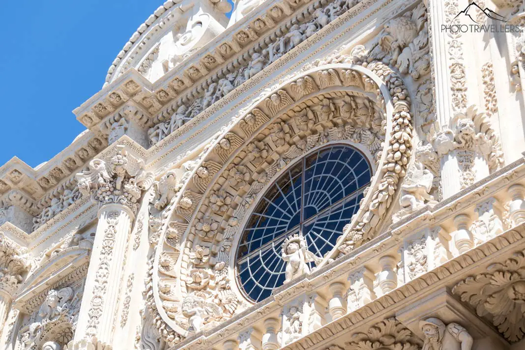 Die Fensterrose der Basilica di Santa Croce