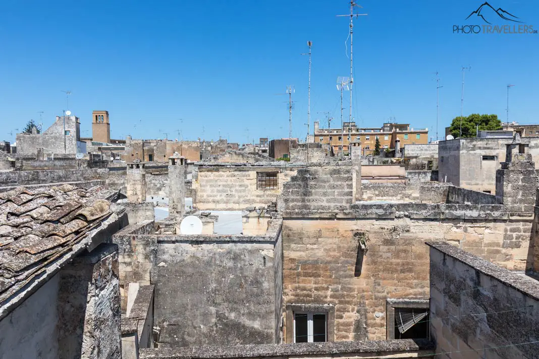 Blick über Lecce vom Dach des Museums