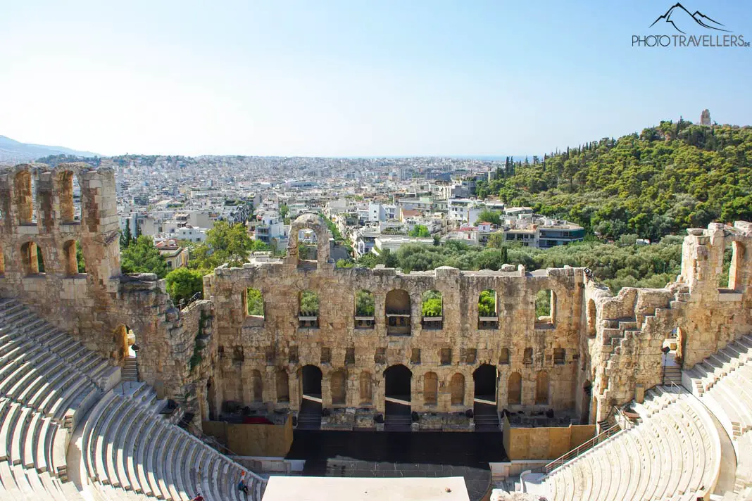 Der Odeon Tempel der Akropolis