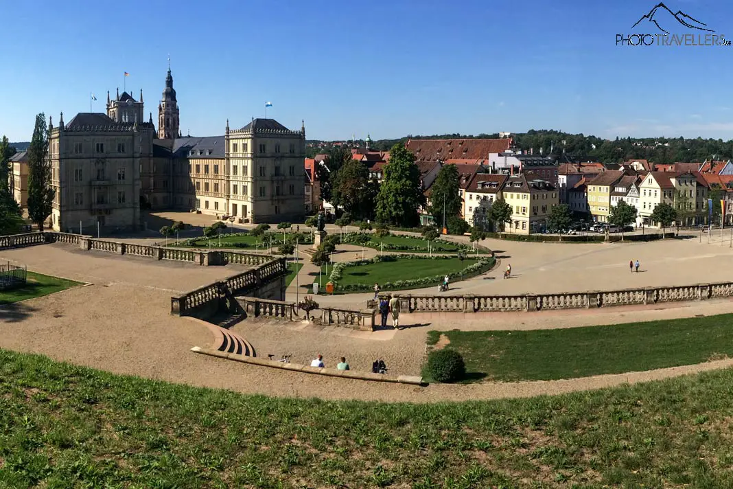 Panoramablick über den Schlossgarten